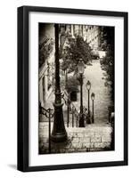 Paris Focus - Stairs of Montmartre-Philippe Hugonnard-Framed Photographic Print