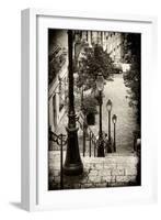 Paris Focus - Stairs of Montmartre-Philippe Hugonnard-Framed Photographic Print