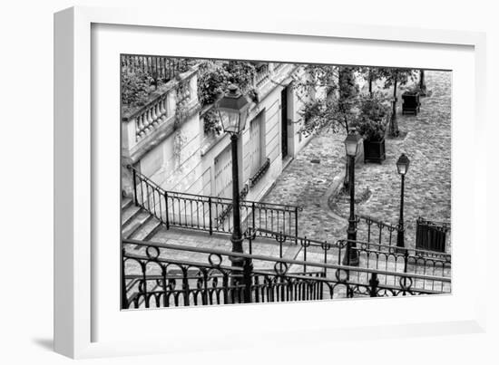 Paris Focus - Stairs of Montmartre-Philippe Hugonnard-Framed Photographic Print