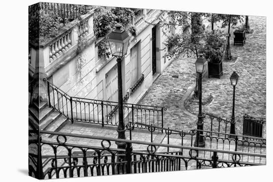 Paris Focus - Stairs of Montmartre-Philippe Hugonnard-Stretched Canvas