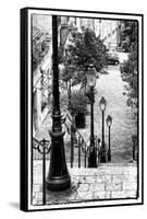 Paris Focus - Stairs of Montmartre-Philippe Hugonnard-Framed Stretched Canvas