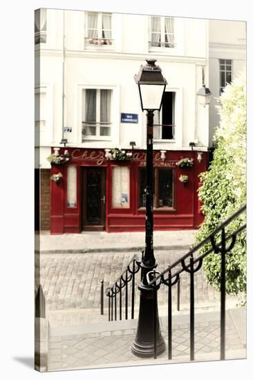 Paris Focus - Steps to Montmartre-Philippe Hugonnard-Stretched Canvas