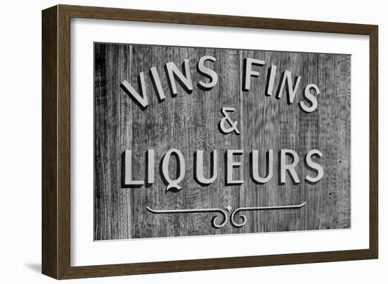 Paris Focus - Vins Fins & Liqueurs-Philippe Hugonnard-Framed Photographic Print