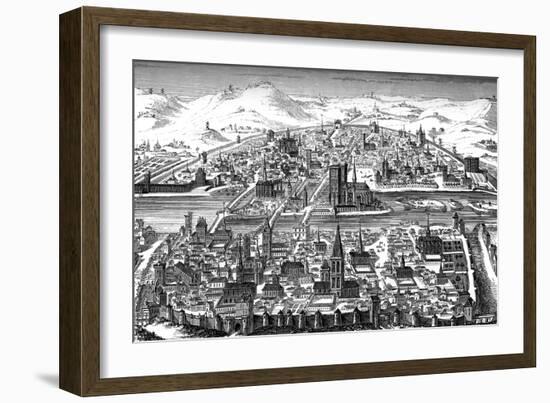 Paris, France, 1607-A Bisson-Framed Giclee Print