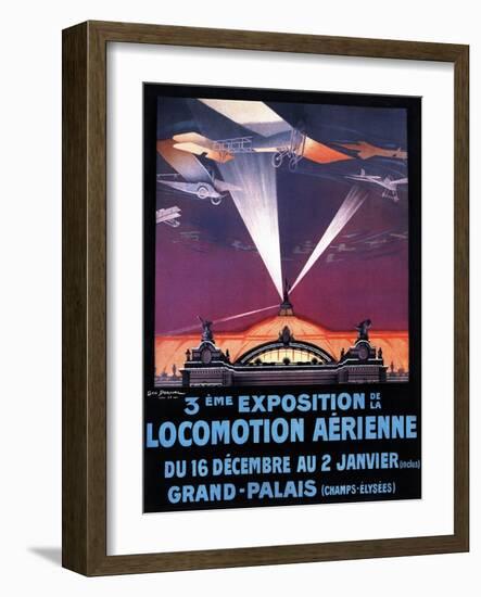 Paris, France - 1911 Air Show-Lantern Press-Framed Art Print