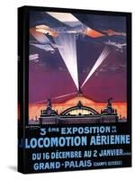 Paris, France - 1911 Air Show-Lantern Press-Stretched Canvas