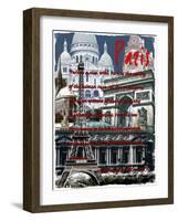 Paris France 4-Victoria Hues-Framed Giclee Print