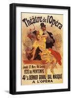 Paris, France - 4th Masked Ball at Theatre de l'Opera Promotional Poster-Lantern Press-Framed Art Print