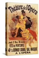 Paris, France - 4th Masked Ball at Theatre de l'Opera Promotional Poster-Lantern Press-Stretched Canvas