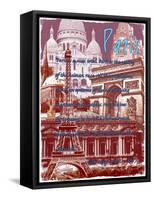 Paris France 5-Victoria Hues-Framed Stretched Canvas