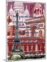 Paris France 6-Victoria Hues-Mounted Giclee Print