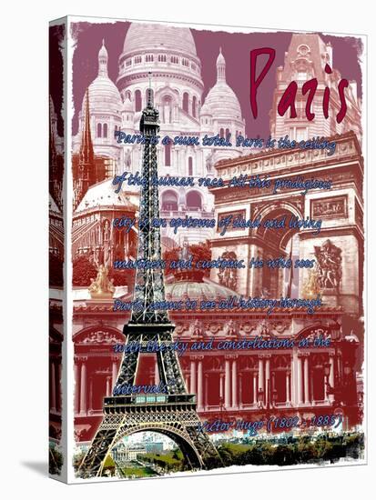 Paris France 6-Victoria Hues-Stretched Canvas