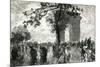 Paris, France - Arc de Triomphe-E. Lepere-Mounted Premium Giclee Print