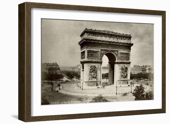 Paris, France - Arc de Triomphe-null-Framed Art Print