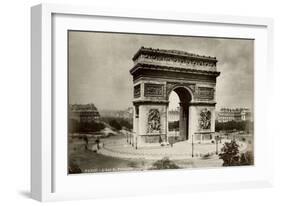 Paris, France - Arc de Triomphe-null-Framed Art Print