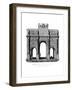 Paris, France - Arc Du Carousel-T. Dale-Framed Giclee Print