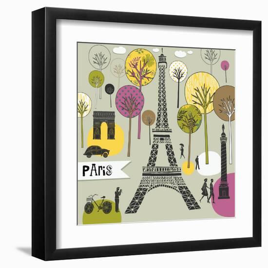 Paris France Art Print-Lavandaart-Framed Art Print