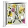 Paris France Art Print-Lavandaart-Framed Premium Giclee Print