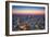 Paris, France at Sunset. Aerial View on the Eiffel Tower, Arc De Triomphe, Les Invalides Etc.-Michal Bednarek-Framed Photographic Print