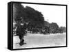 Paris, France - Avenue Du Bois de Boulogne-null-Framed Stretched Canvas