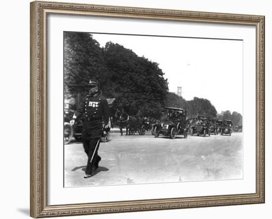 Paris, France - Avenue Du Bois de Boulogne-null-Framed Photographic Print