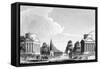 Paris, France - Barriere de L'Etoile (De Neuilly)-T. Winkles-Framed Stretched Canvas