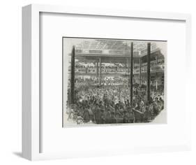 Paris, France - Barrieres, Ball at Dancehall Just Outside-null-Framed Art Print