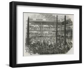 Paris, France - Barrieres, Ball at Dancehall Just Outside-null-Framed Art Print