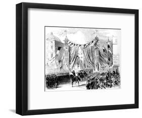 Paris, France - Boulevard de Sebastopol Inaugurated-null-Framed Art Print