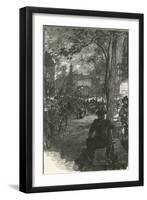 Paris, France - Boulevard Des Italiens-A. Lepere-Framed Art Print