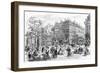 Paris, France - Boulevard Montmartre-null-Framed Art Print