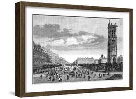 Paris, France - Boulevard Sebastopol-H. Linton-Framed Art Print