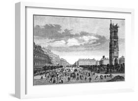 Paris, France - Boulevard Sebastopol-H. Linton-Framed Art Print