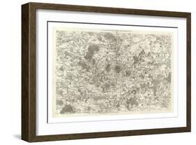 Paris, France, c.1762-Cesar-francois Cassini-Framed Art Print