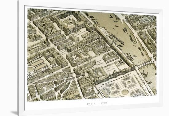 Paris, France, C1730-Michel-Etienne Turgot-Framed Giclee Print