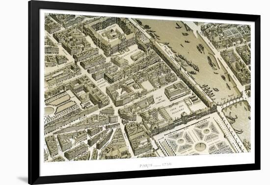 Paris, France, C1730-Michel-Etienne Turgot-Framed Giclee Print