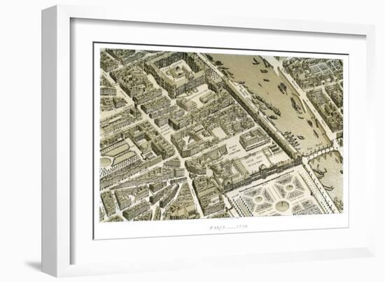 Paris, France, C1730-Michel-Etienne Turgot-Framed Giclee Print