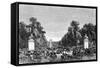 Paris, France - Champs Elysees from Place de La Concorde-null-Framed Stretched Canvas