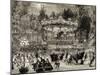 Paris, France - Champs-Elysees - Open-Air Concert-null-Mounted Art Print