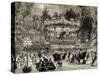 Paris, France - Champs-Elysees - Open-Air Concert-null-Stretched Canvas