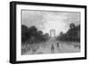 Paris, France - Champs-Elysees-A. Castaigne-Framed Art Print