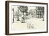 Paris, France - Champs-Elysees-H.Y.S Watson-Framed Art Print