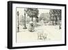 Paris, France - Champs-Elysees-H.Y.S Watson-Framed Art Print