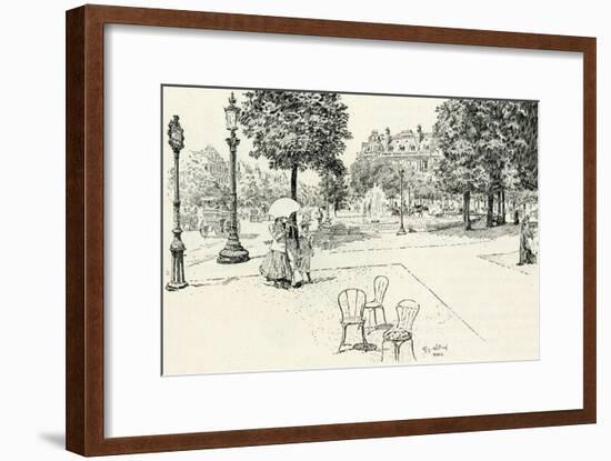 Paris, France - Champs-Elysees-H.Y.S Watson-Framed Art Print