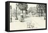 Paris, France - Champs-Elysees-H.Y.S Watson-Framed Stretched Canvas