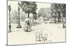 Paris, France - Champs-Elysees-H.Y.S Watson-Mounted Art Print