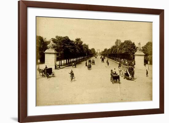 Paris, France - Champs-Elysees-null-Framed Art Print