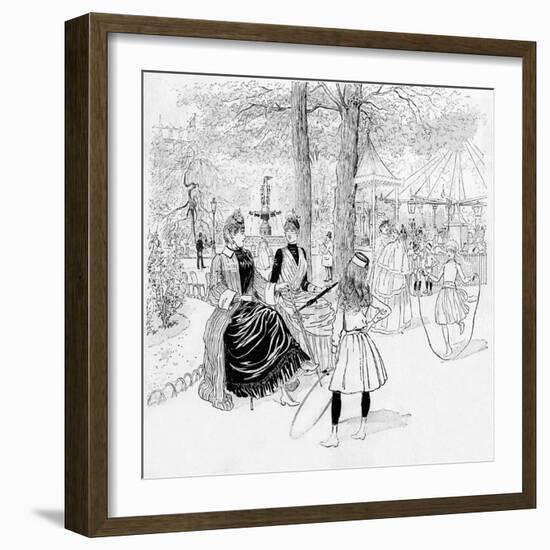 Paris, France - Champs-Elysees-null-Framed Art Print