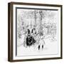 Paris, France - Champs-Elysees-null-Framed Art Print