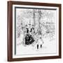 Paris, France - Champs-Elysees-null-Framed Art Print